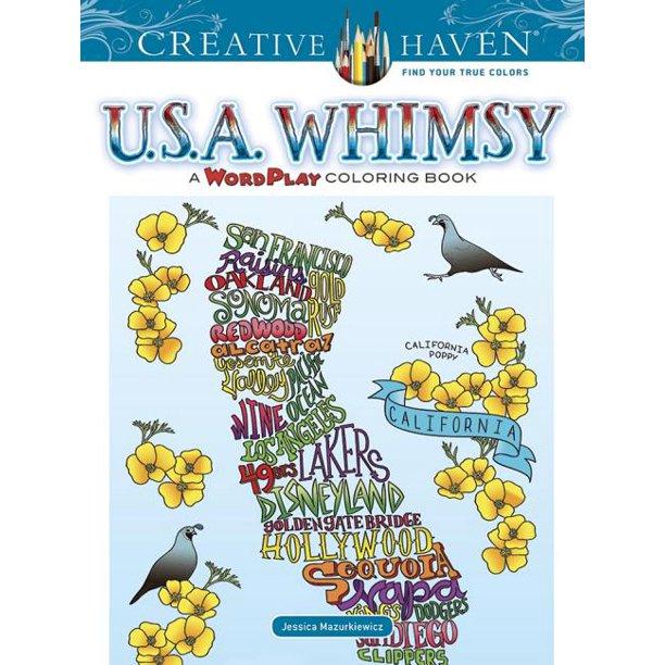 U.S.A. Whimsy Coloring Book-Dover Publications-The Red Balloon Toy Store