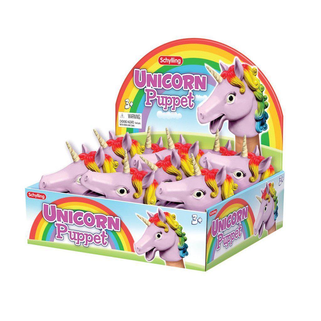 Schylling Unicorn Hand Puppet-Schylling-The Red Balloon Toy Store