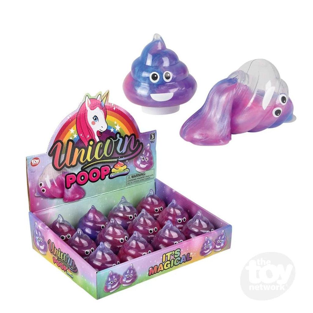  Magical Unicorn Poop Pink Purple Blue Swirl Kids Slime Putty, 2  Pack : Toys & Games