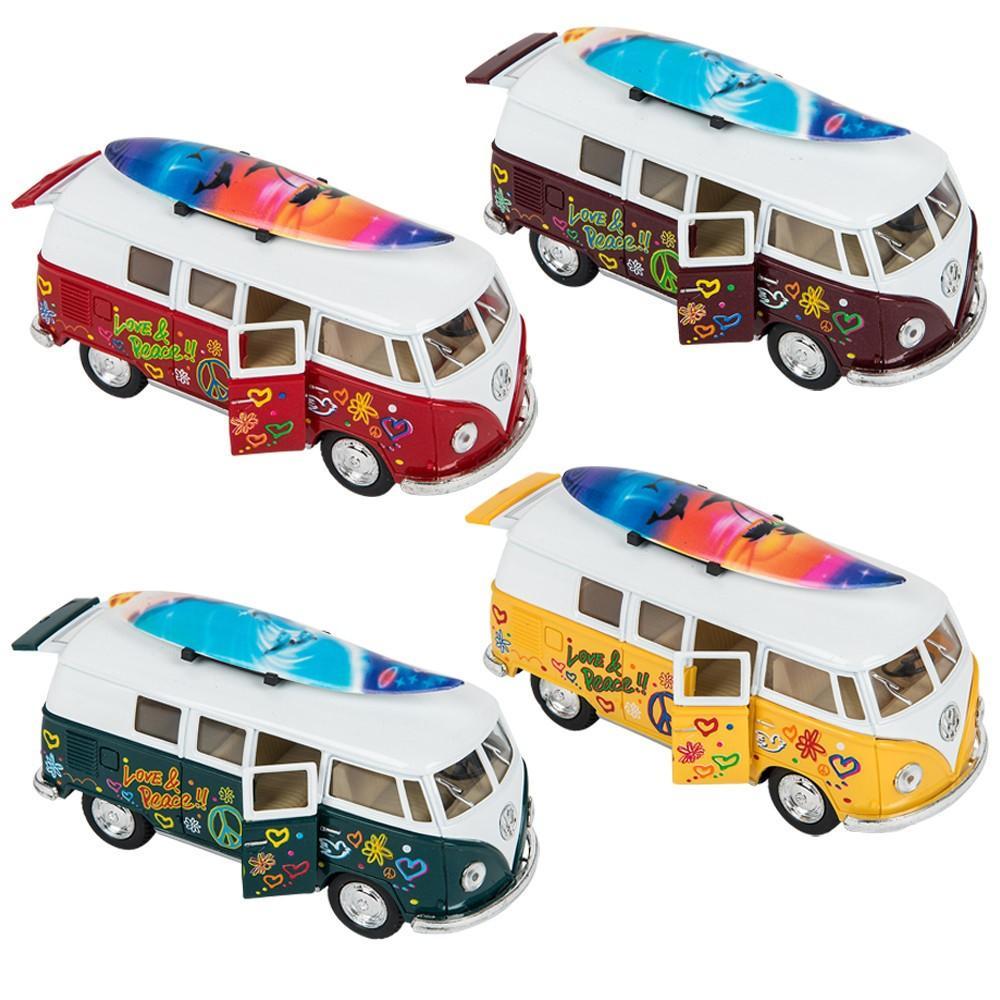 VW Bus with Surfboard Assorted-The Toy Network-The Red Balloon Toy Store