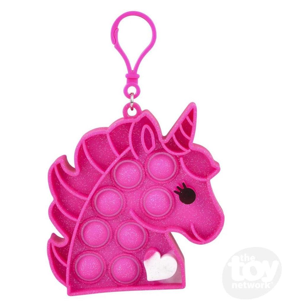 Valentine Unicorn Bubble Popper Clip Assorted-The Toy Network-The Red Balloon Toy Store