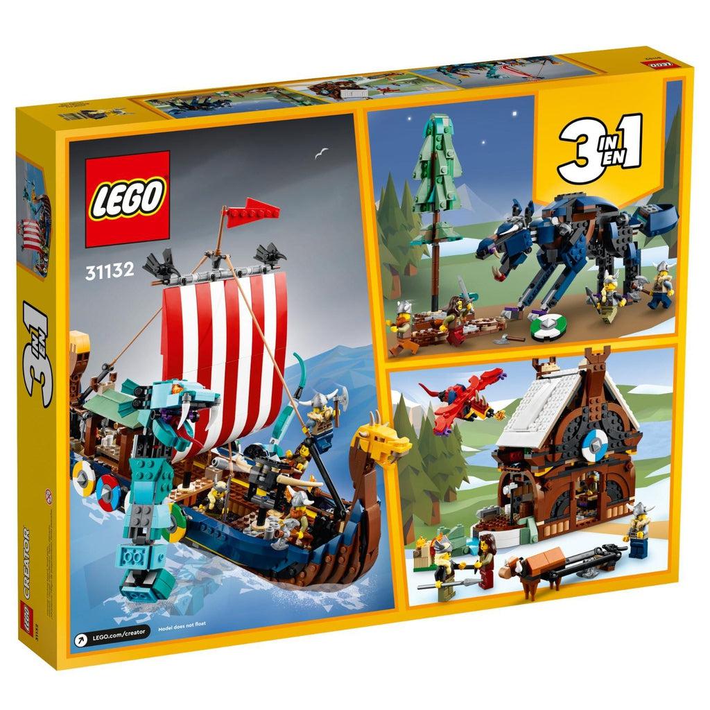 Viking Ship and the Midgard Serpent - LEGO 31132 – The Red Balloon