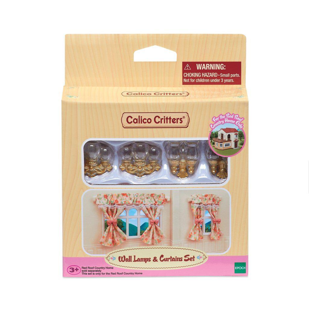 Wall Lamps & Curtains Set-Calico Critters-The Red Balloon Toy Store