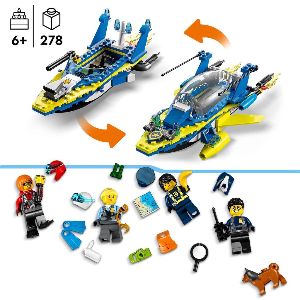 Water Police Detective Missions-LEGO-The Red Balloon Toy Store