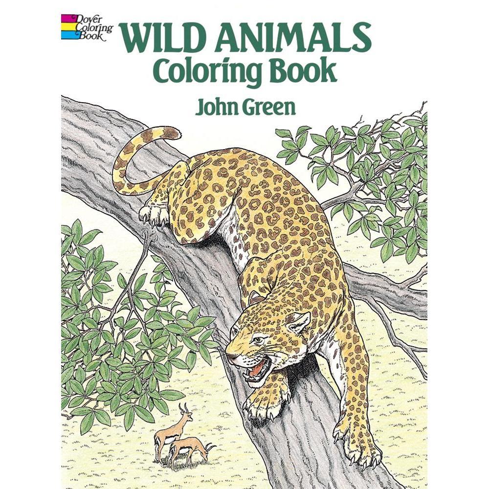 Wild Animals Coloring Book-Dover Publications-The Red Balloon Toy Store