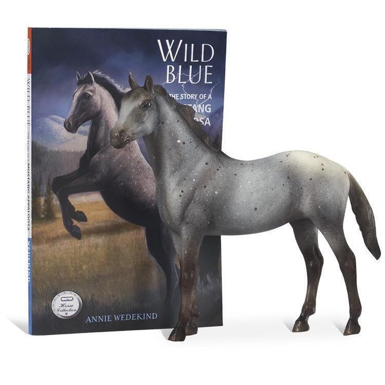 Wild Blue: Classics Horse and Book Set-Breyer-The Red Balloon Toy Store