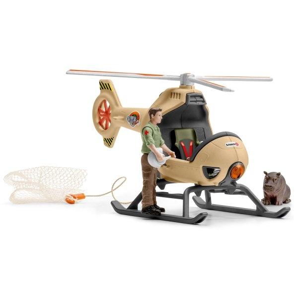 Wild Life Animal rescue helicopter-Schleich-The Red Balloon Toy Store