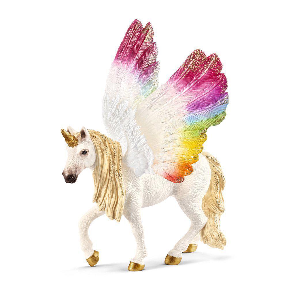Winged Rainbow Unicorn, Foal-Schleich-The Red Balloon Toy Store
