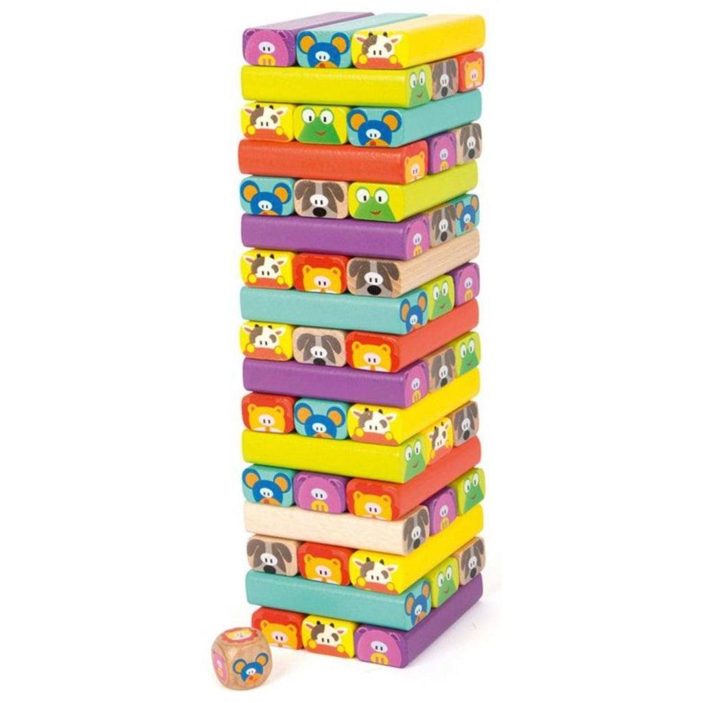 Wobbling Tower Animal Game-Small Foot-The Red Balloon Toy Store
