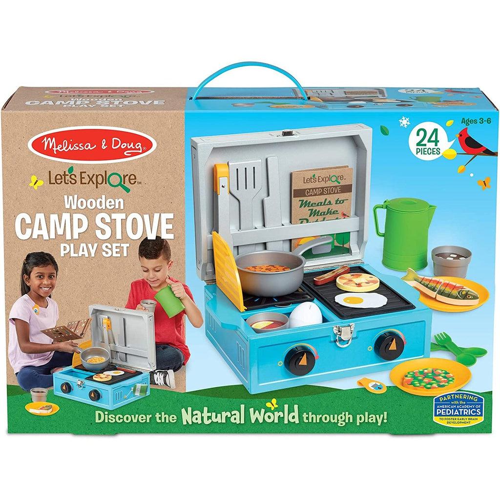 Wooden Camp Stove Play Set-Melissa & Doug-The Red Balloon Toy Store