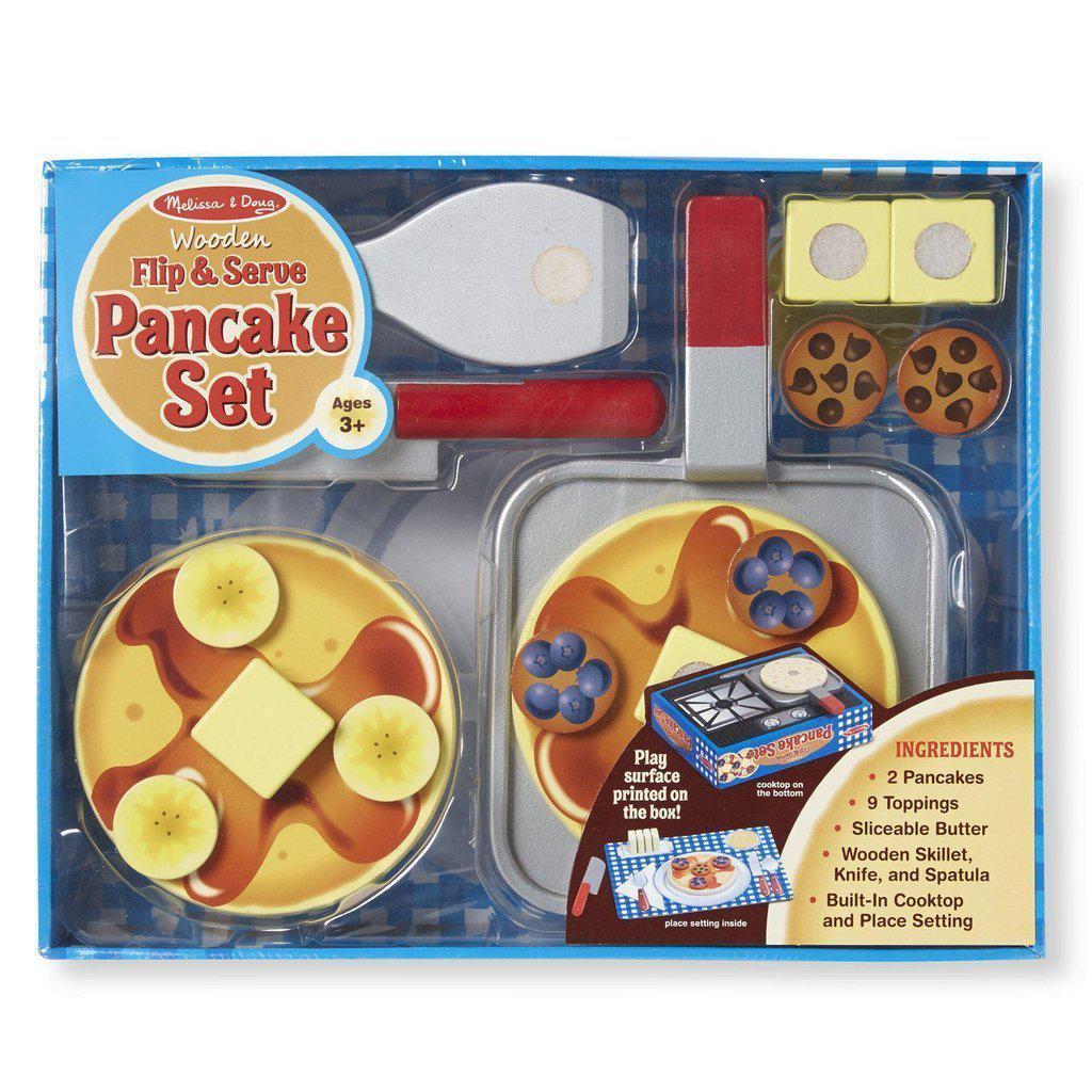 Wooden Flip & Serve Pancake Set-Melissa & Doug-The Red Balloon Toy Store