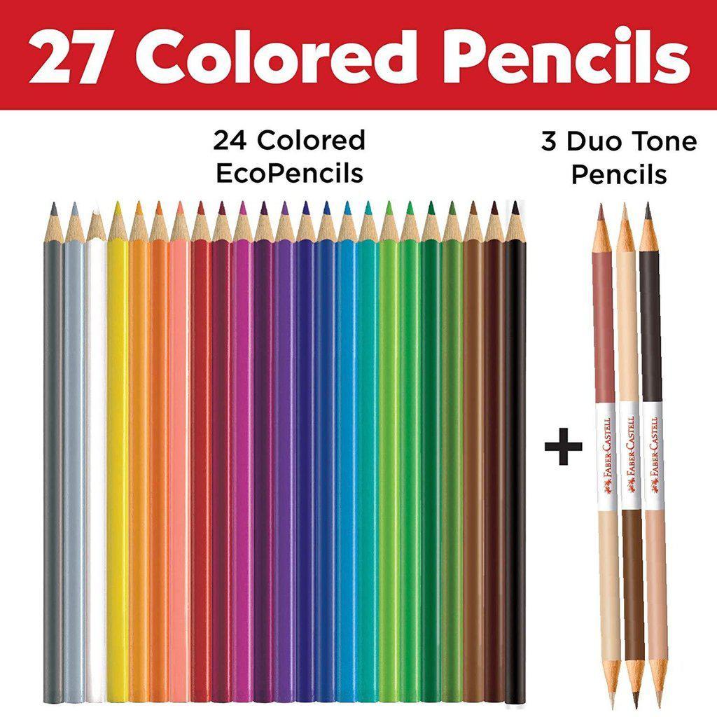 World Colors: 27ct Colored EcoPencils-Faber-Castell-The Red Balloon Toy Store