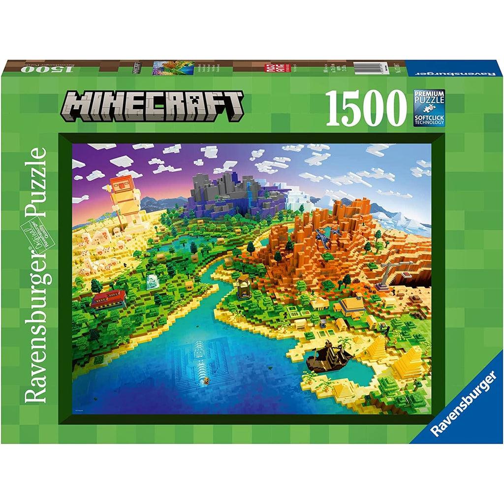 Puzzle box | Image of large Minecraft world | 1500pcs