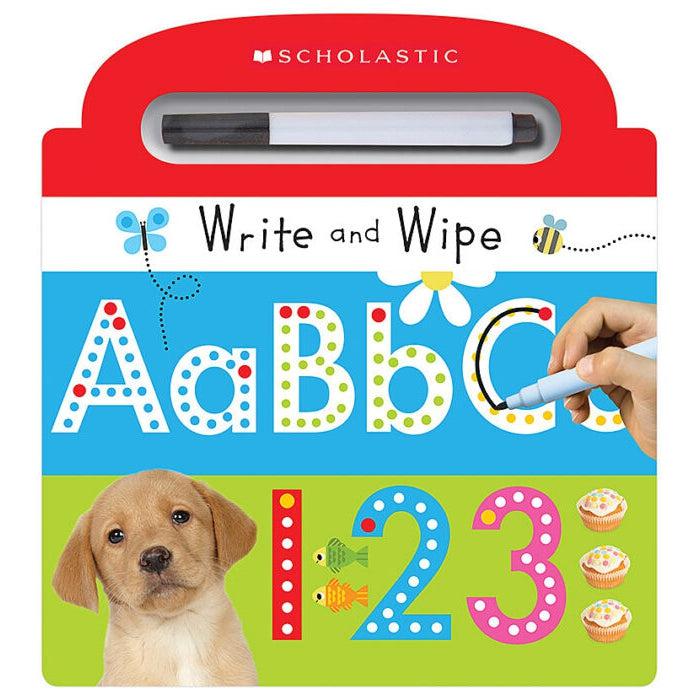 Write and Wipe - ABC and 123-Scholastic-The Red Balloon Toy Store