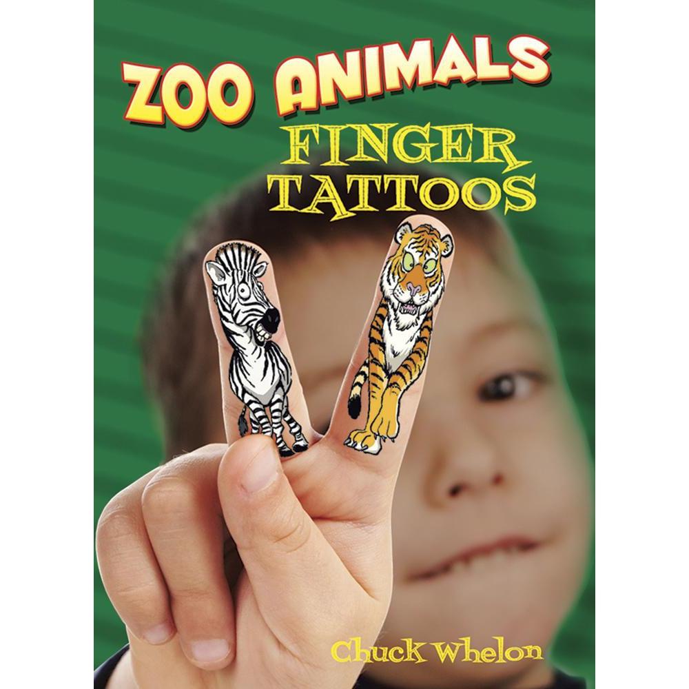 Zoo Animals Finger Tattoos-Dover Publications-The Red Balloon Toy Store