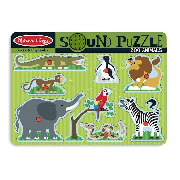Zoo Animals Sound Puzzle-Melissa & Doug-The Red Balloon Toy Store