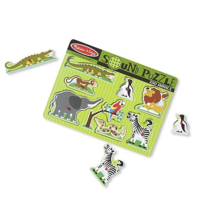 Zoo Animals Sound Puzzle-Melissa & Doug-The Red Balloon Toy Store